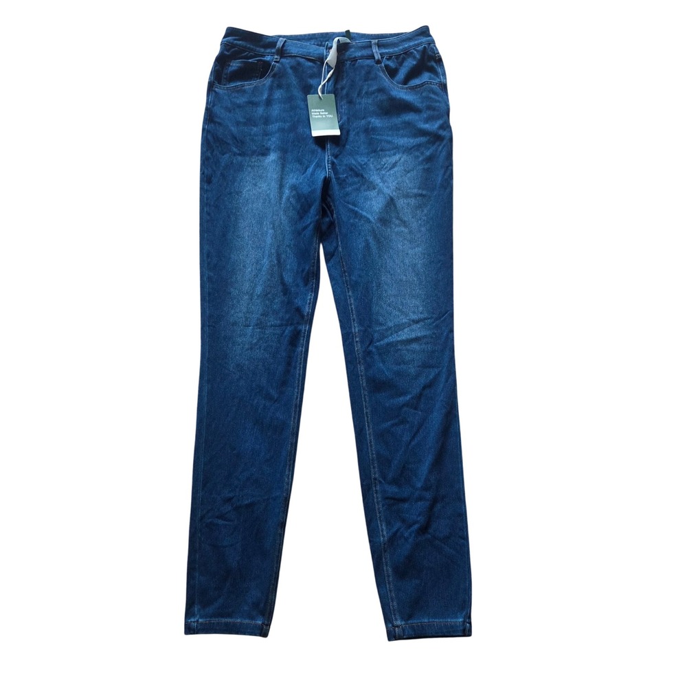 NWT Halara Flex High Waisted Casual Skinny Jeans with Pockets Large Tall